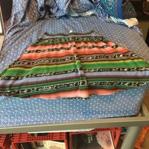 Colorful print skirt